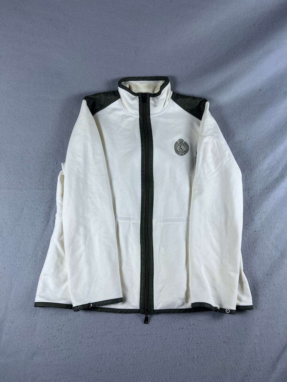Lauren Active Ralph Lauren Jacket Womens XL White Crest Logo Two Tone Outdoor